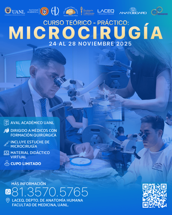 Curso Teórico Práctico de Microcirugía - 24 de noviembre 2025 (1er. grupo: 11:00) - Imagen 2