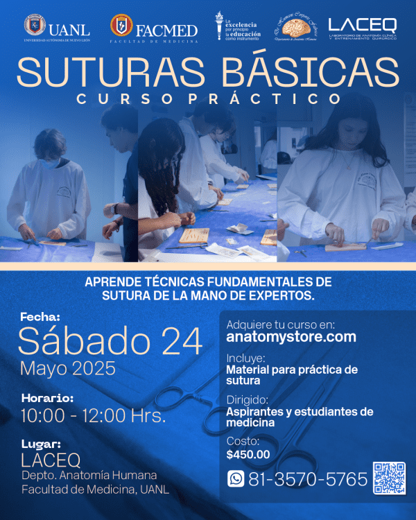 Suturas Básicas - Sábado 24 de mayo - 10:00  a 12:00 hrs. - Imagen 2